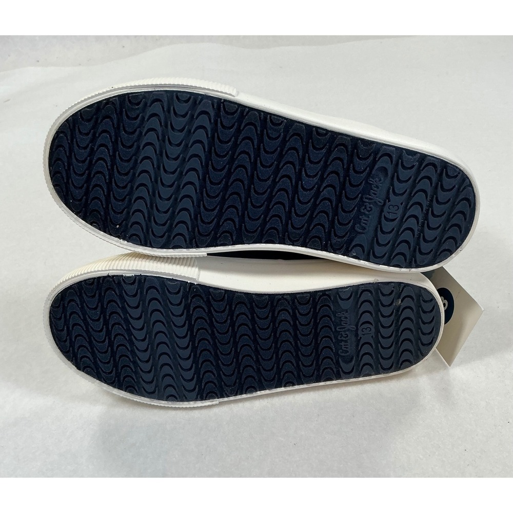 Cat & Jack Harlen Navy Blue High Top Sneakers Kids Size 13 Side Zip 093120142 - Picture 5 of 7